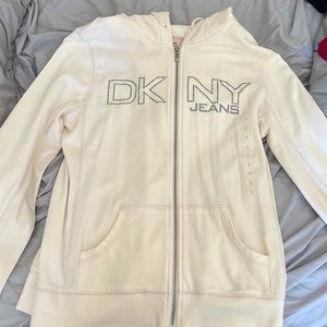 Brand new crème DKNY jacket